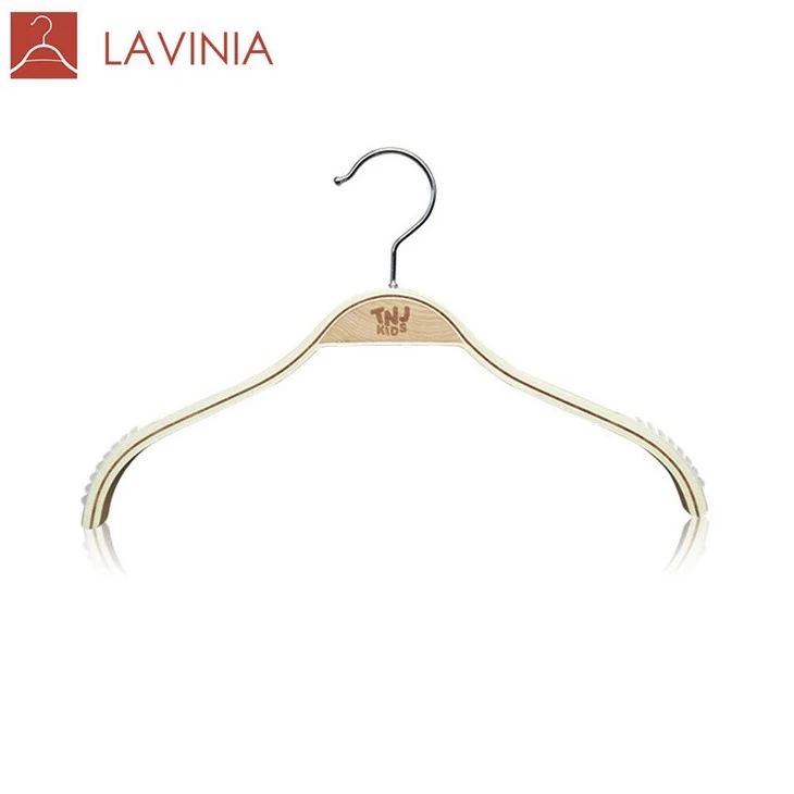 Laminated Wooden Plywood Clothes Hangers For Shirts