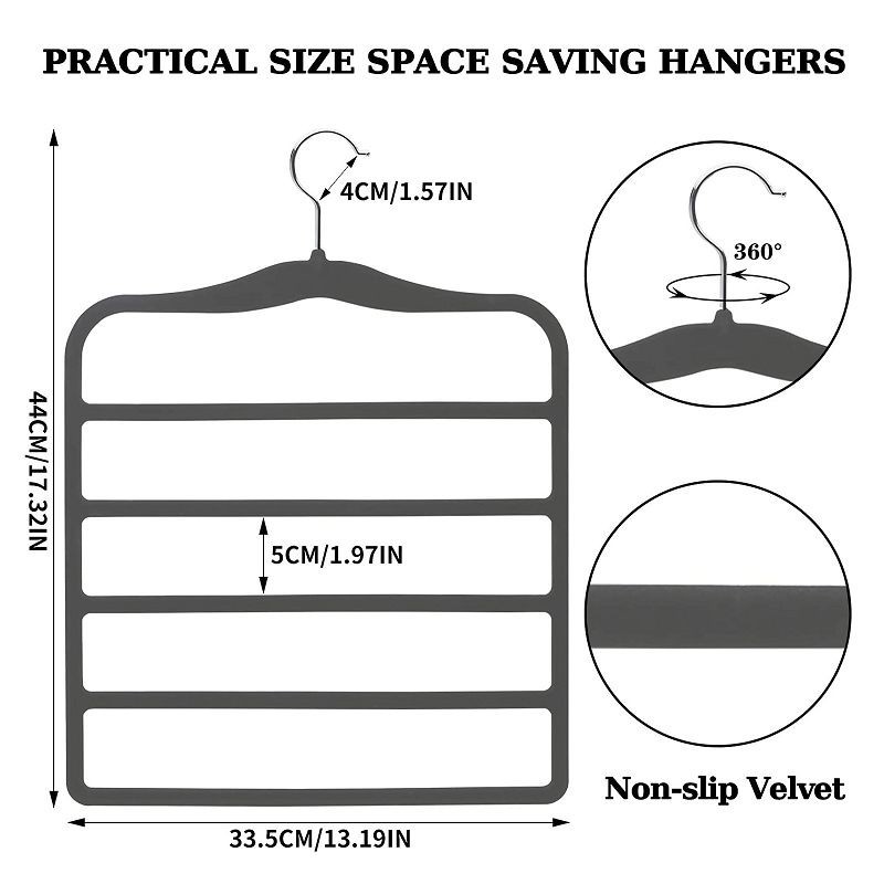 Velvet Trouser Hanger container store hangers velvet(001)